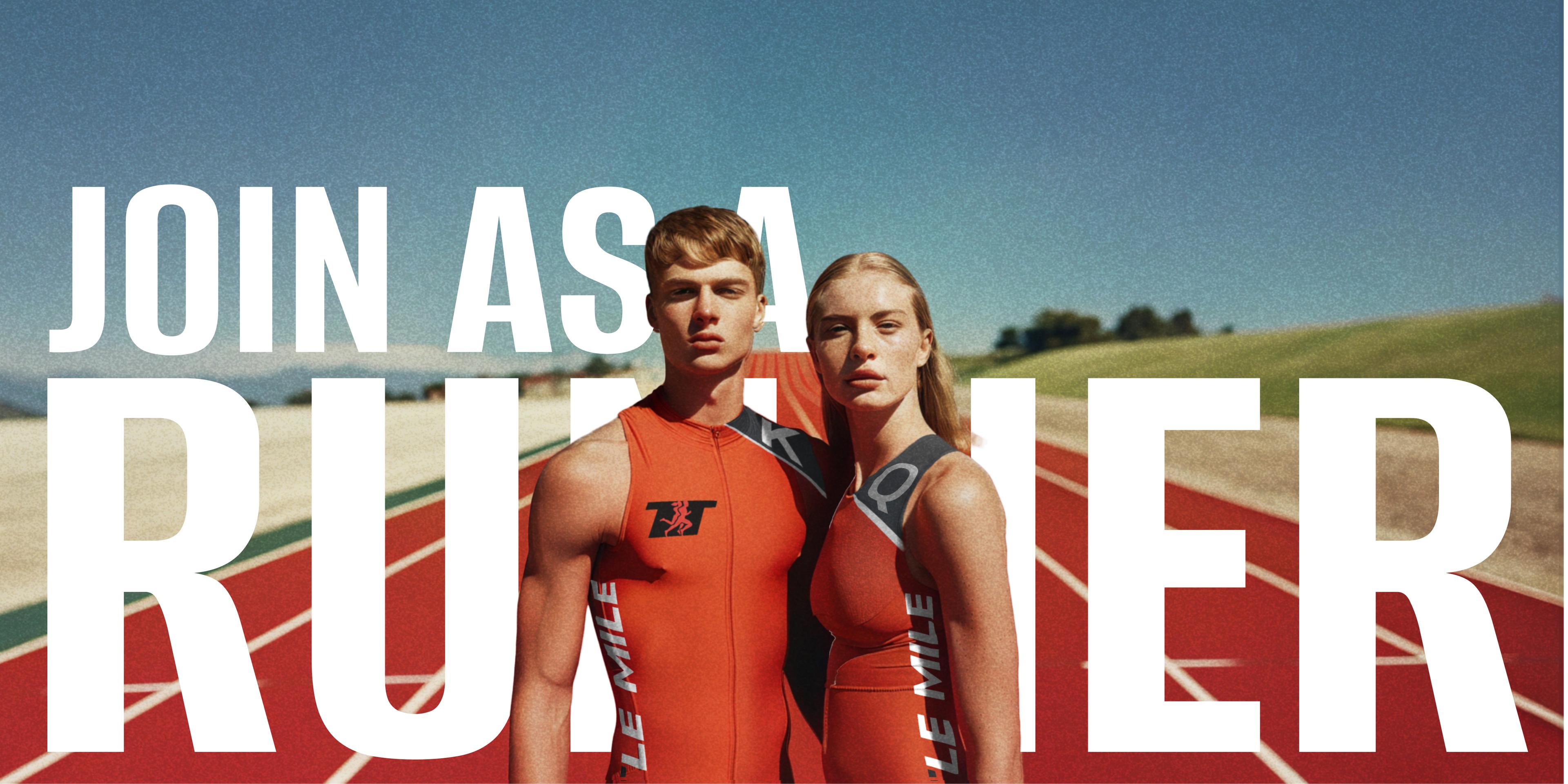 Join as a runner