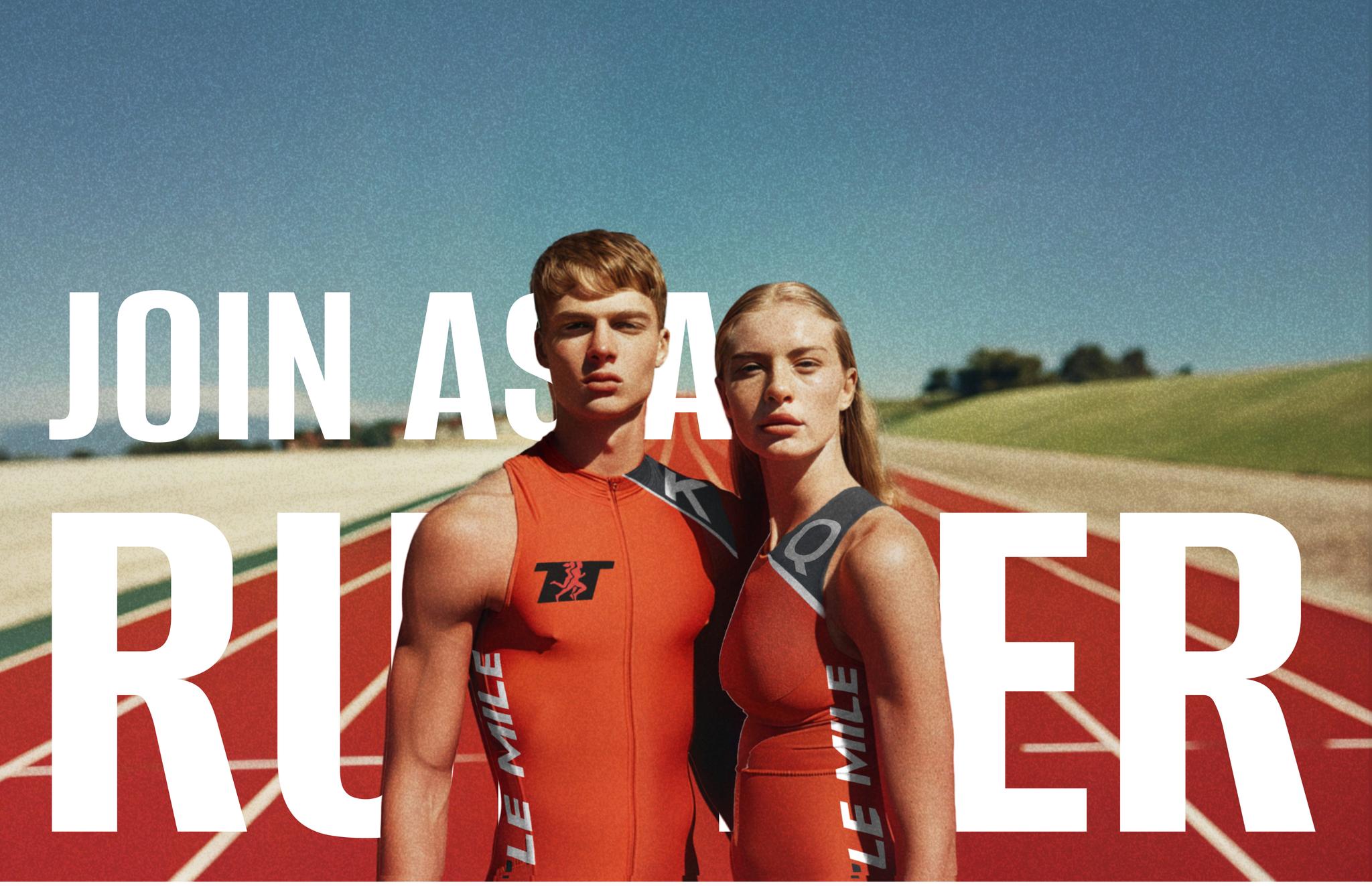 Join as a runner